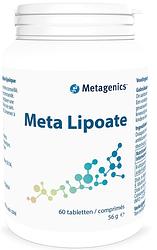 Foto van Metagenics meta lipoate tabletten