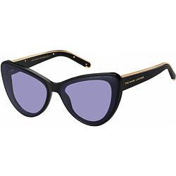 Foto van Marc jacobs zonnebril cat-eye dames zwart/goud/paars (449/s)