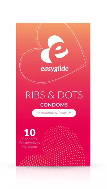 Foto van Easyglide condoom ribs & dots