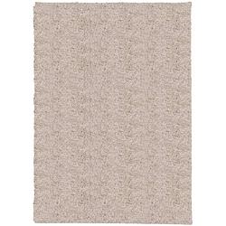 Foto van Vidaxl vloerkleed pamplona shaggy hoogpolig modern 200x280 cm beige