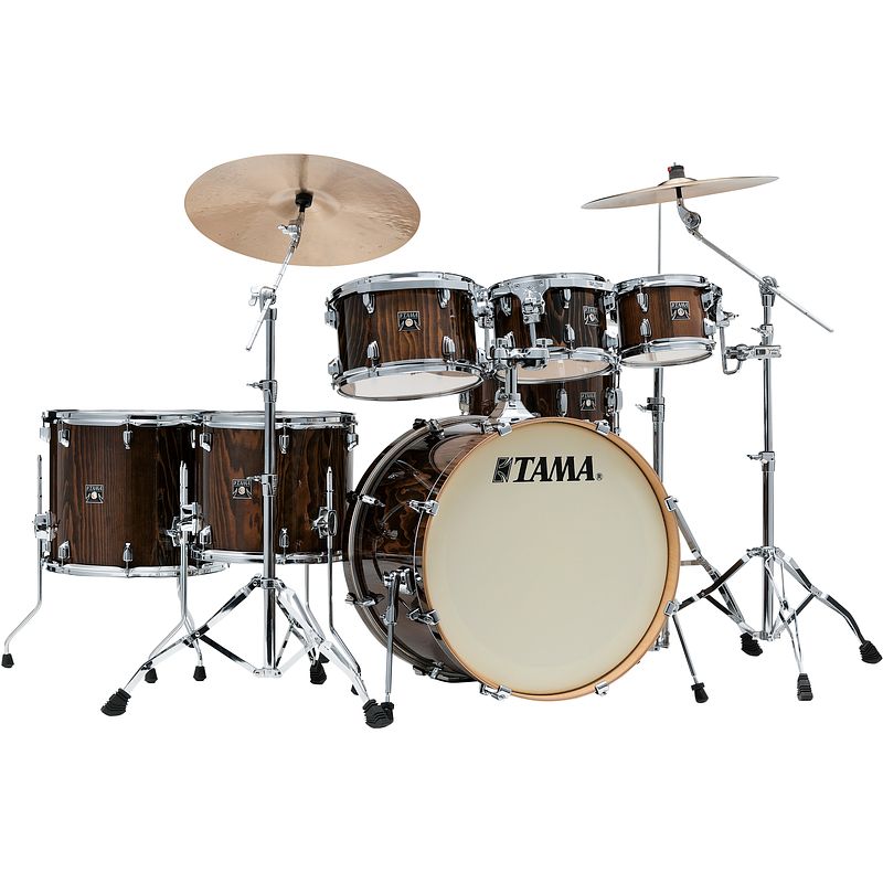 Foto van Tama cl72rs-pgjp superstar classic gloss java lacebark pine 7d. shellset