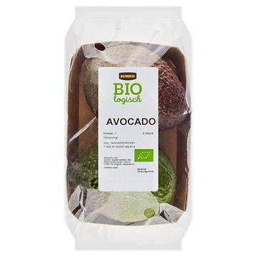 Foto van Jumbo avocado biologisch 2 stuks