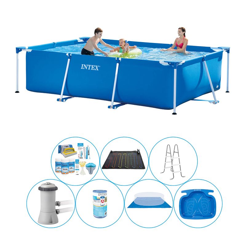 Foto van Intex frame pool rechthoekig 300x200x75 cm - 8-delig - zwembad super deal