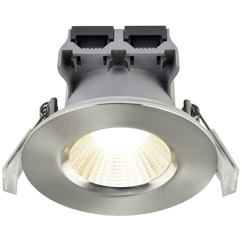 Foto van Nordlux 2310036032 fremont 3-kit led-inbouwlamp energielabel: f (a - g) led led 13.5 w staal