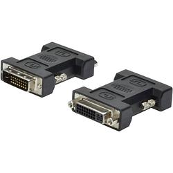 Foto van Digitus ak-320502-000-s dvi adapter [1x dvi-stekker 24+1-polig - 1x dvi-bus 24+5-polig] zwart