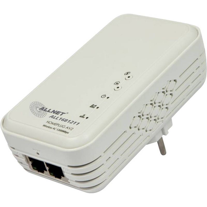 Foto van Allnet all1681211 powerline enkele adapter 1200 mbit/s