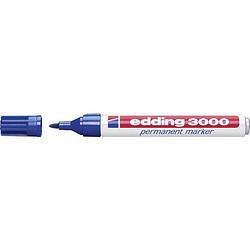 Foto van Edding permanent marker 3000 blauw, op blister