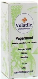 Foto van Volatile pepermunt china (mentha piperita) 5ml