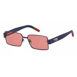 Foto van Tommy hilfiger zonnebril 0005/s cat.3 nylon/staal blauw/roze