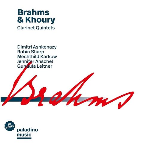 Foto van Brahms & khoury: clarinet quintets - cd (9120040732080)