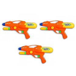 Foto van 3x waterpistool/waterpistolen oranje 27 cm - waterpistolen