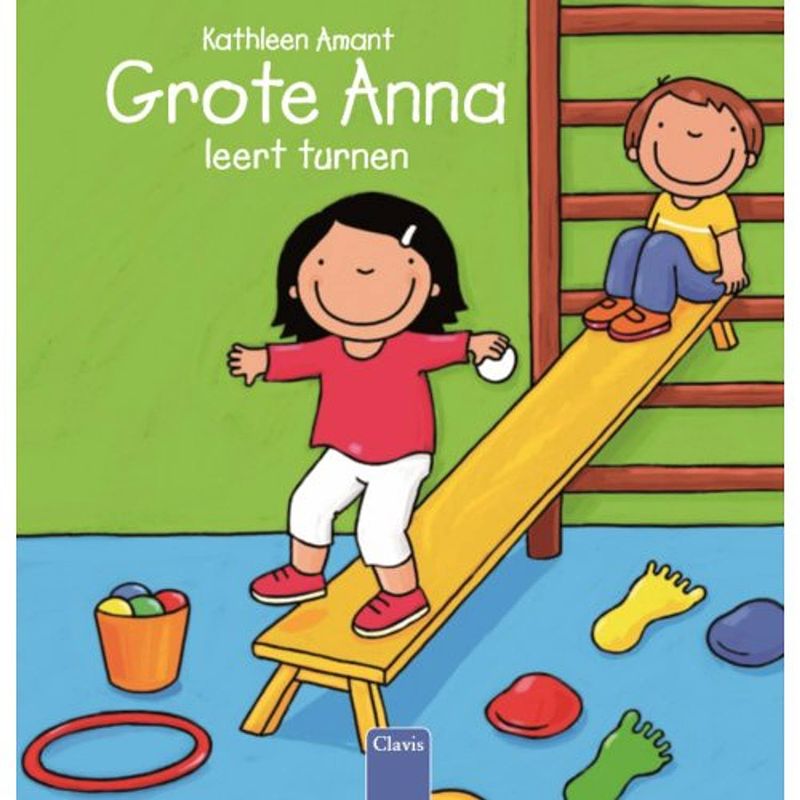 Foto van Grote anna leert turnen - grote anna