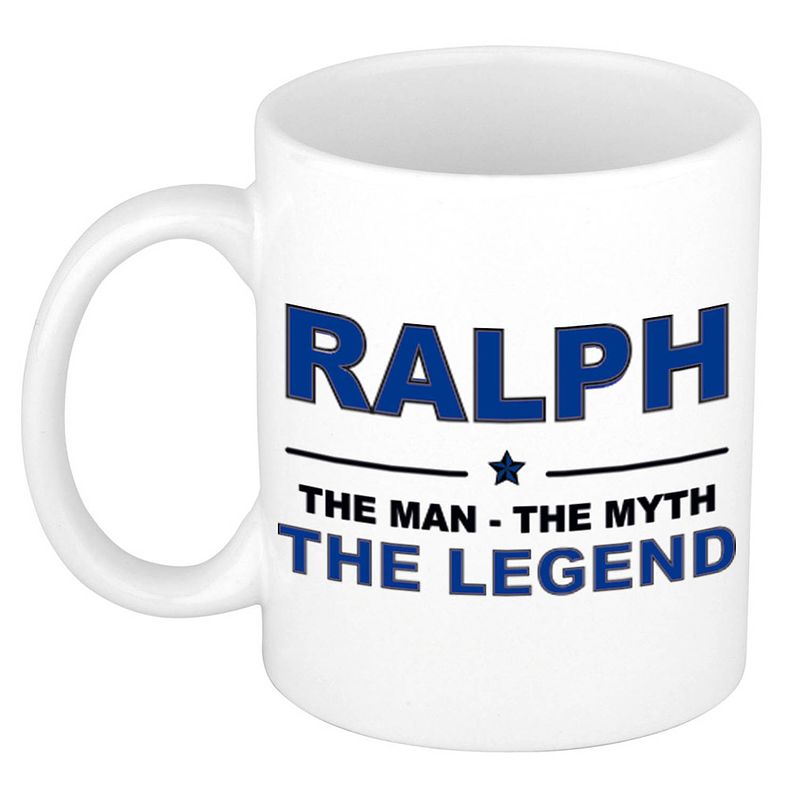 Foto van Ralph the man, the myth the legend cadeau koffie mok / thee beker 300 ml - naam mokken