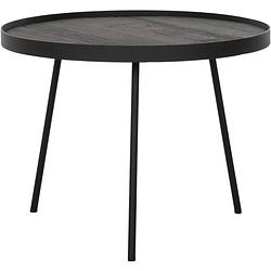 Foto van Dtp home coffee table saturnus medium black,37xø50 cm, recycled tea...