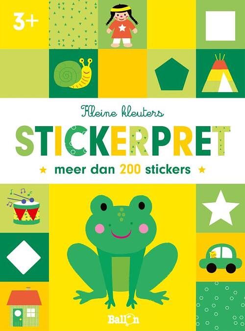 Foto van Stickerpret 3+ - paperback (9789403215570)