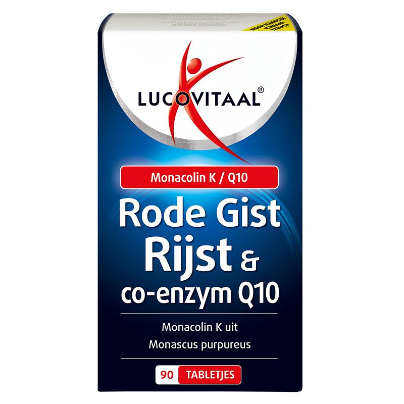 Foto van Lucovitaal rode gist rijst & co-enzym q10 tabletten