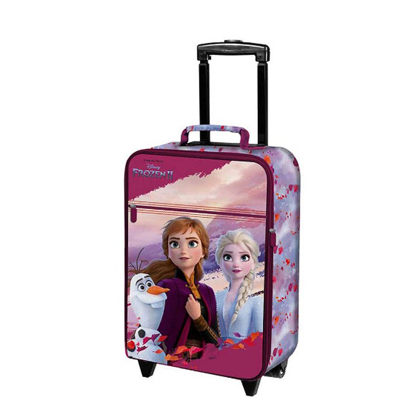 Foto van Disney trolley frozen ii 32 liter softcase paars/blauw