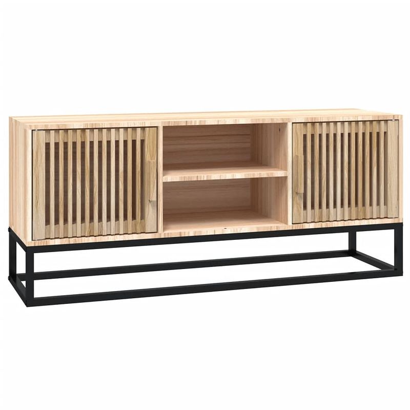 Foto van Vidaxl tv-meubel 105x30x45 cm bewerkt hout en ijzer