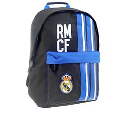 Foto van Real madrid cf rugzak junior 30 x 15 x 40 cm polyester zwart/blauw