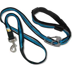 Foto van Kurgo hondenriem quantum leash 90/180 cm nylon blauw/zwart