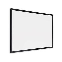 Foto van Whiteboard met zwart frame - magnetisch - 90x120 cm