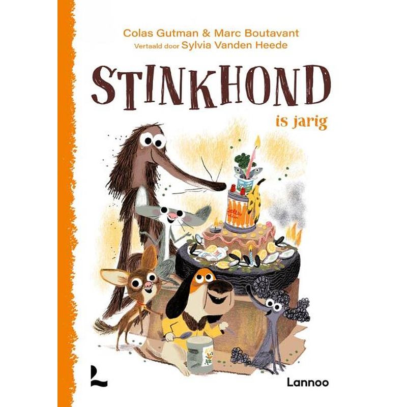 Foto van Stinkhond 7 - stinkhond is jarig