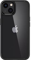 Foto van Spigen ultra hybrid apple iphone 13 mini back cover transparant/zwart