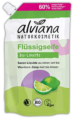 Foto van Alviana vloeibare zeep met bio limoen