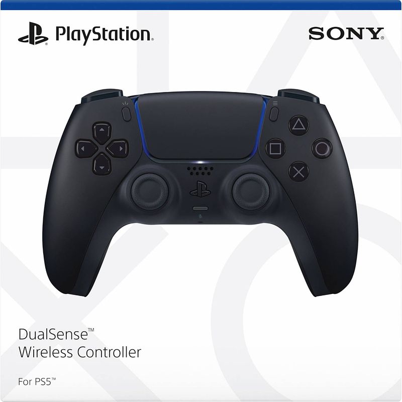 Foto van Sony dualsense wireless controller midnight black gamepad playstation 5 zwart