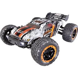 Foto van Reely jovage 4x4 oranje, wit brushed 1:16 rc modelauto voor beginners elektro truggy 4wd rtr 2,4 ghz incl. accu en lader