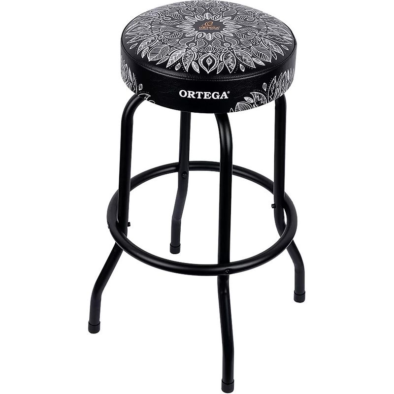 Foto van Ortega obs30-whkc 30 inch bar stool white kaleidoscope barkruk 76 cm