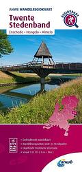 Foto van Wandelregiokaart twente stedenband / enschede, hengelo, almelo - anwb - paperback (9789018053048)