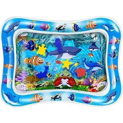 Foto van Frummel waterspeelmat baby - watermat - speelkleed - opblaasbaar - waterspeelgoed baby - kraamcadeau - clownfish