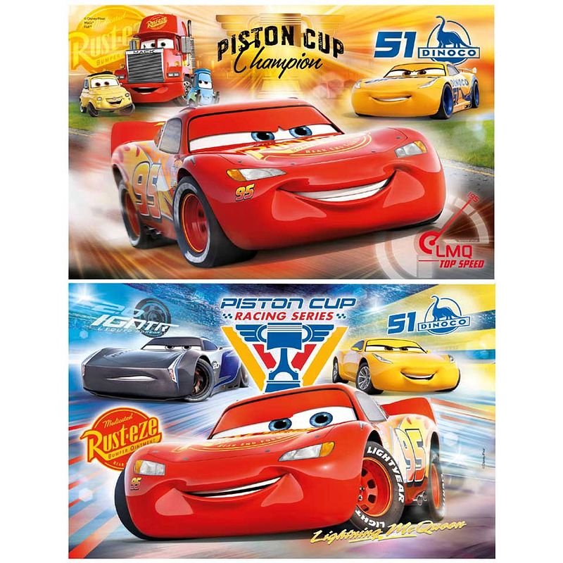 Foto van Clementoni puzzel cars 3 - 2 x 20 stukjes