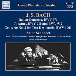 Foto van Schnabel plays bach - cd (0747313328628)