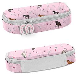 Foto van Animal pictures etui paardjes - 23 x 10 x 5 cm - polyester