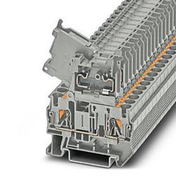 Foto van Phoenix contact pt 4-hesi (5x20) gy/gy 1058940 zekering-serieklem 0.2 mm² 6 mm² grijs 50 stuk(s)