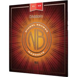 Foto van D'saddario nbm1140 nickel bronze medium 11-40 snaren voor mandoline