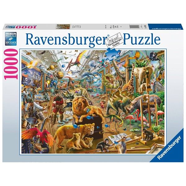 Foto van Ravensburger puzzel chaos in de galerij 1000 stukjes