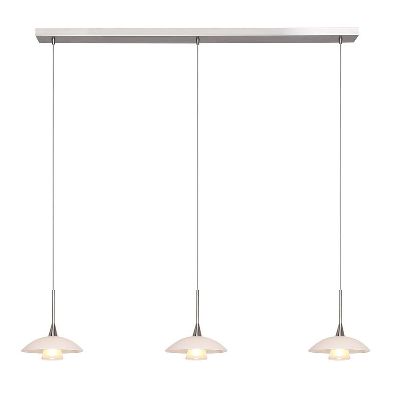 Foto van Steinhauer hanglamp tallerken led 2654st staal