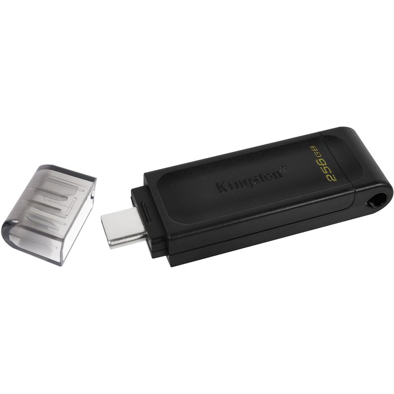 Foto van Kingston datatraveler 70 usb-c 3.2 gen 1 256gb usb stick