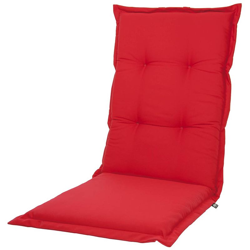 Foto van Kopu® prisma red - comfortabel tuinkussen met hoge rug - rood