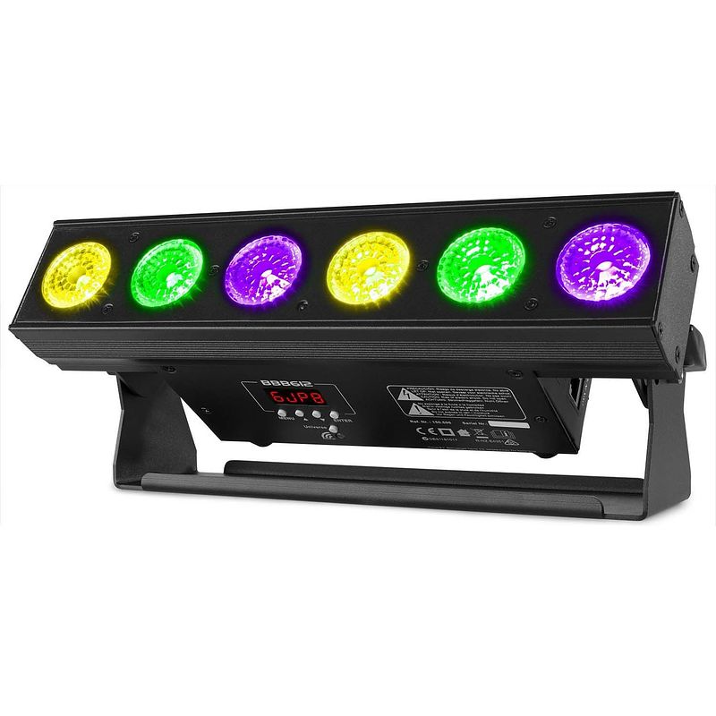 Foto van Beamz bbb612 accu led-bar 6 led's