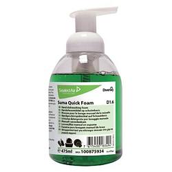 Foto van Diversey handafwasmiddel op schuimbasis suma quick foam, flacon van 475 ml