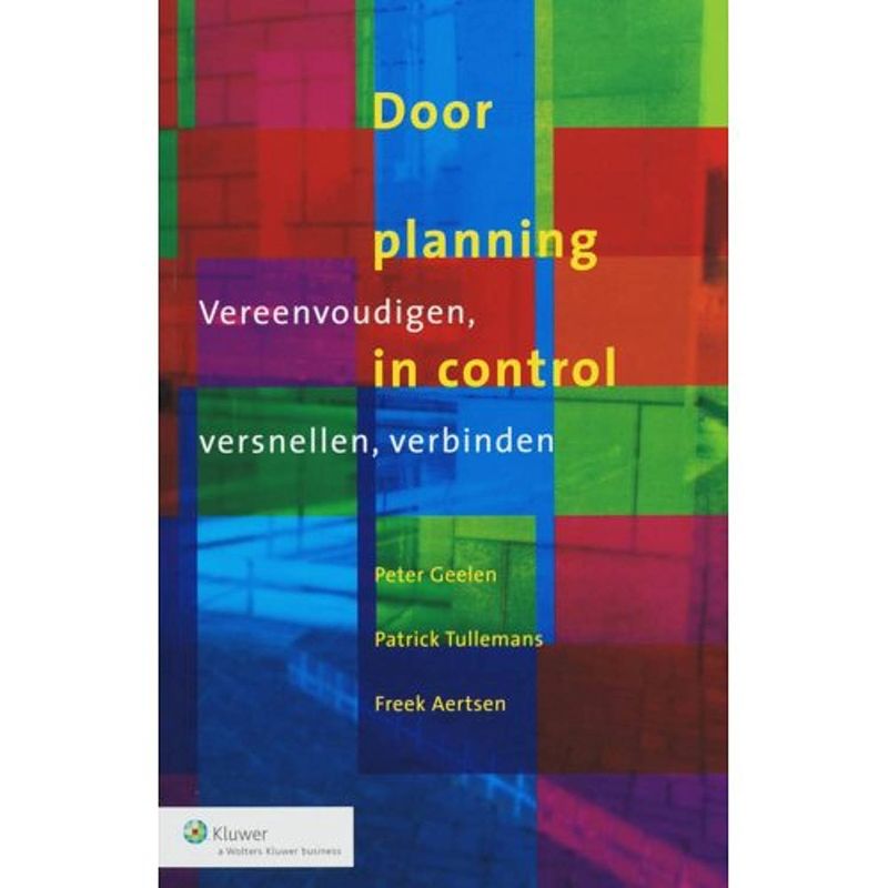 Foto van Door planning in control