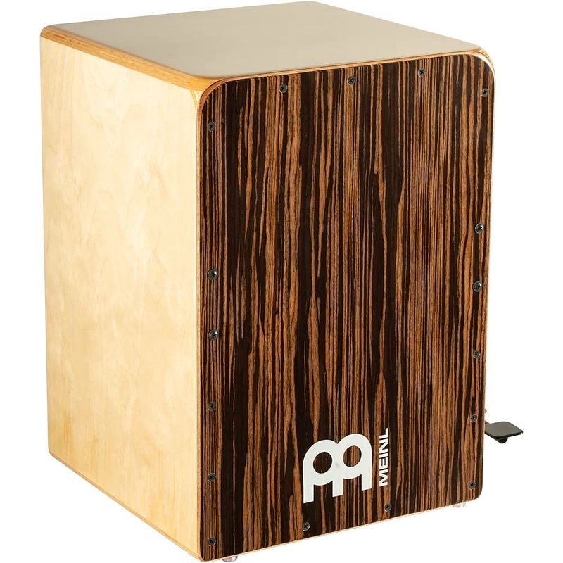 Foto van Meinl jbc6ey ebony bass series foot switch cajon