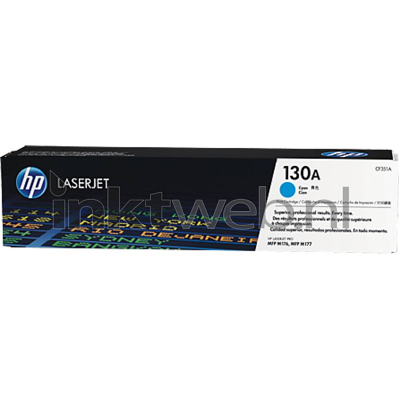 Foto van Hp 130a cyaan toner