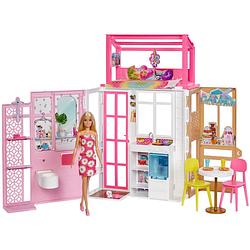 Foto van Barbie vakantiehuis met pop