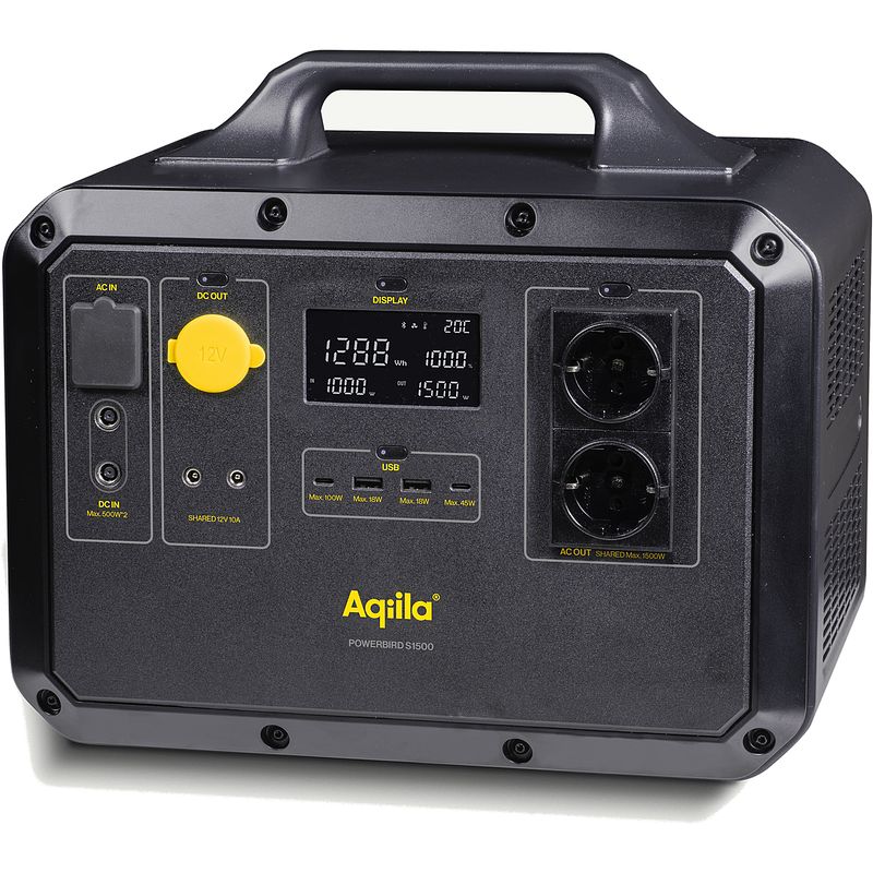 Foto van Aqiila powerbird s1500 power station 1500 watt