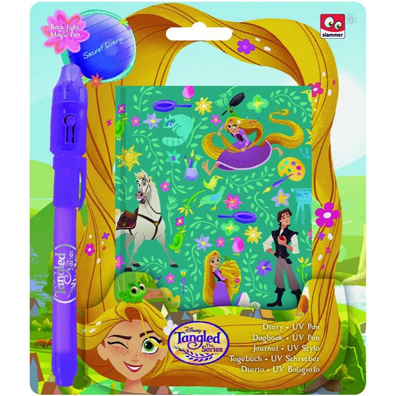 Foto van Disney geheim dagboek tangled met uv-pen